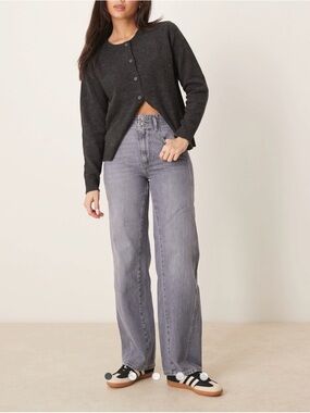 We the Free aster high rise straight slate/gray jeans